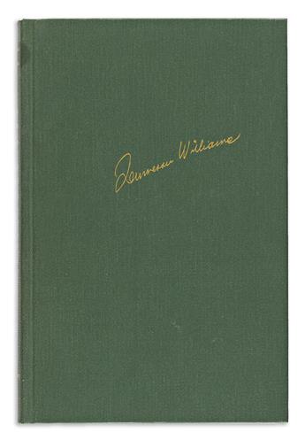 TENNESSEE WILLIAMS (1911-1983) Signed, limited first edition of Memoirs.